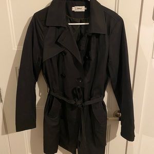 Black trench coat